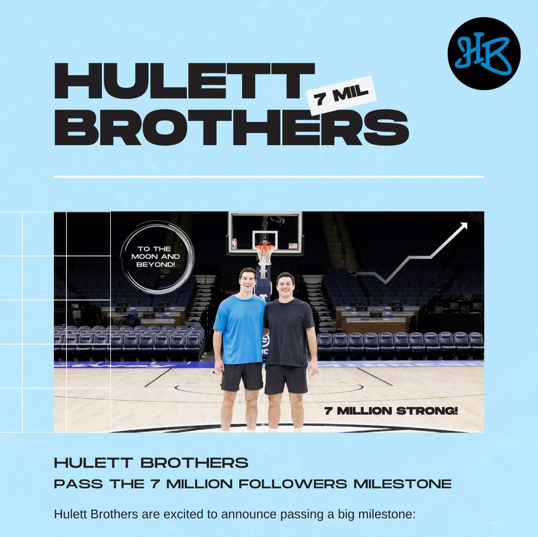 Hulett Brothers pass the 7 million followers milestone!